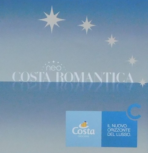 Costa neoromantica dépliant - costa,