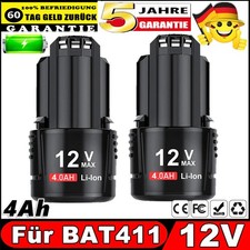 2 batterie 4000 mAh per Bosch Professional GBA 12 V 10,8 V GSR GDR GSA BAT411 BAT412