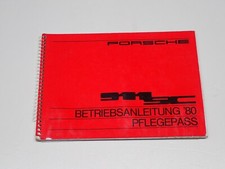 PORSCHE 911 SC BETRIEBSANLEITUNG ?80 PFLEGEPASS LIBRETTO USO E MANUTENZIONE