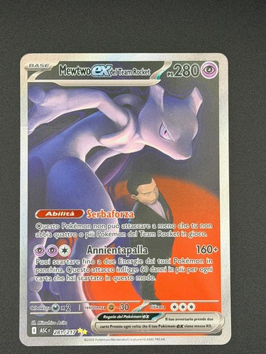 Carta pokemon mewtwo - carta,