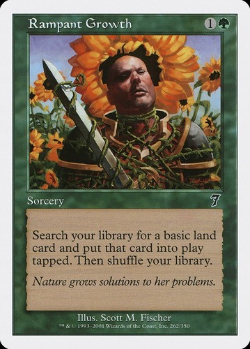 Rampant growth fetch land - growth,