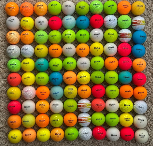 100 palline golf volvik - 100,