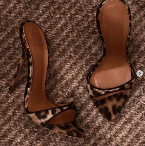 Sandali donna leopardati