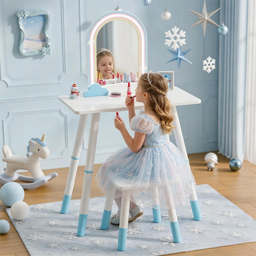 Tolead blue kids vanity table - tolead,