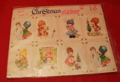 Vintage adesivi natale - vintage,