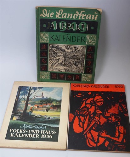 Vintage calendario landfrau - vintage,