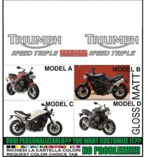 ADESIVI  1050 SPEED TRIPLE 2008 2010 KIT COMPATIBILE