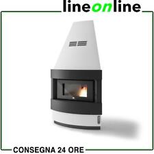 Stufa a pellet angolare 12 kW Eva Calòr Raffaello ventilata con radiocomando