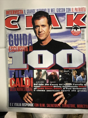 Ciak rivista agosto - ciak, on
