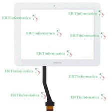 TOUCH SCREEN VETRO SAMSUNG GALAXY TAB 2 P5100 P5110 NOTE N8000 N8010 10,1 BIANCO