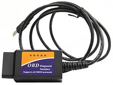 DIAGNOSI AUTO interfaccia con cavo OBD2 USB tutte le auto spedizione espressa