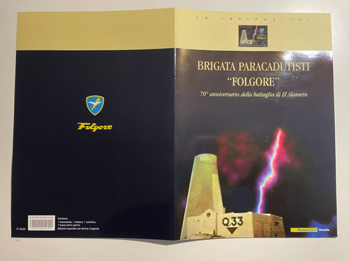 2012 folder filatelico brigata - 2012,