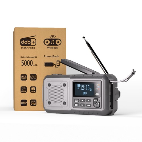 Radio manovella dab fm - manovella, /fm