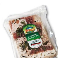 Lardo alle erbe Alpine "L'Arnaïot" confezione 300g sottovuoto a peso variabile V