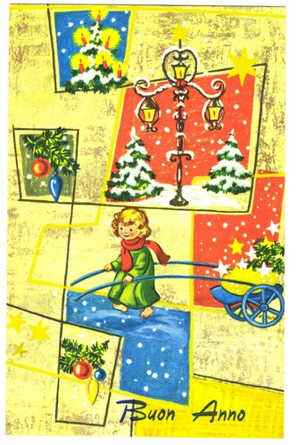 Cartolina antica illustrata - cartolina,