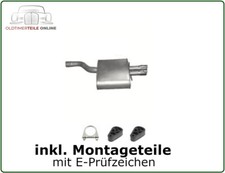 Silenzioso Finale Per BMW Serie 5 E60 E61 525D/ 530D Berlina + Touring