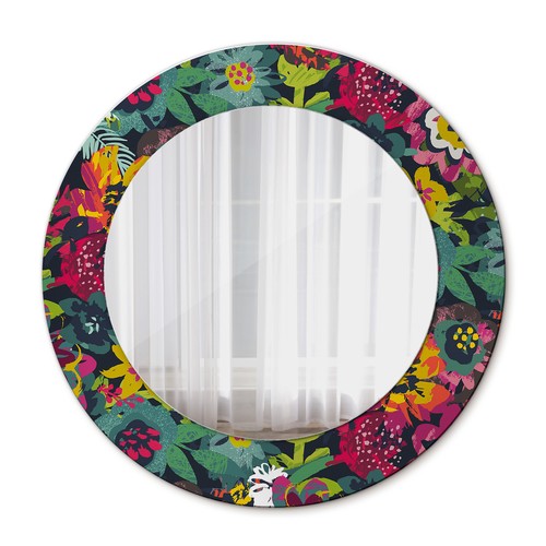 Elegante specchio rotondo - , con