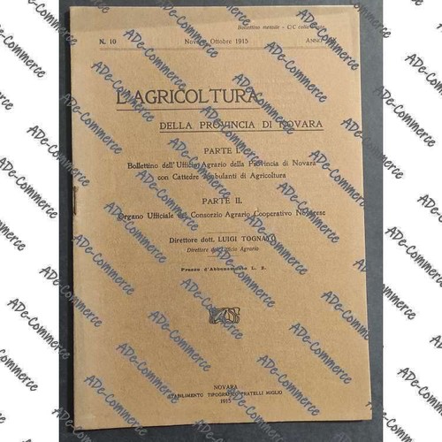 Bollettino agricoltura della - l'agricoltura,