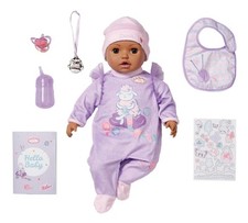Baby Annabell bambola interattiva posabile Leah 43 cm con accessori