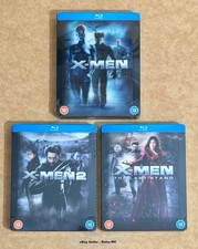 X-MEN TRILOGY - UK EXCLUSIVE LENTICULAR BLU RAY STEELBOOK COLLECTION - NEW