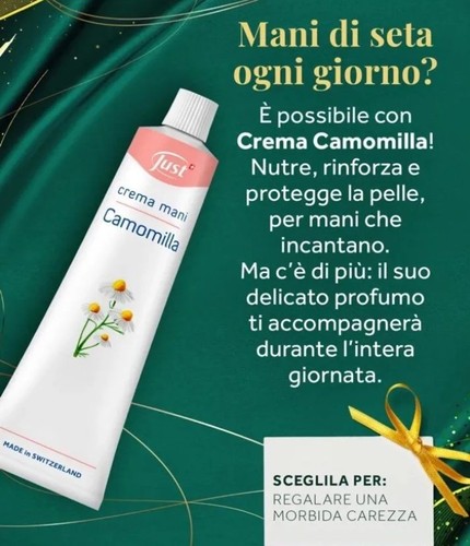 Crema mani camomilla just - crema,