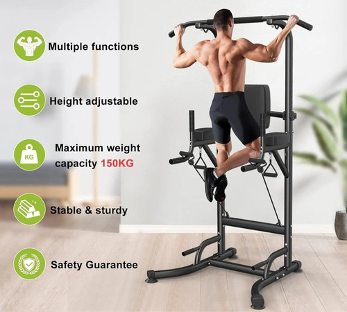 Dip station pull bar - station,