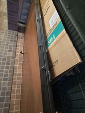 portone blindato usato ma tenuto bene, colore marrone 