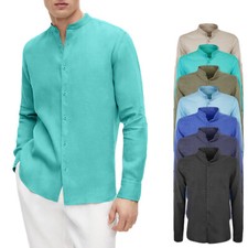 Camicia Uomo Di Lino Casual