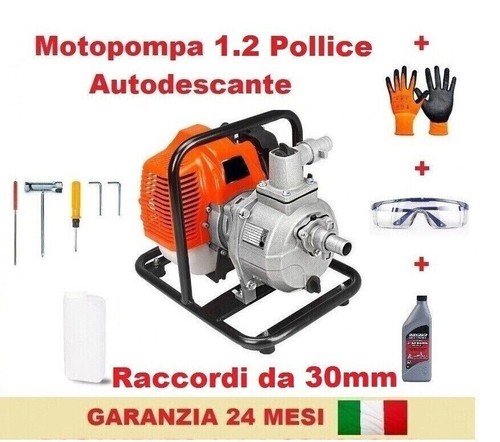 Motopompa pollici 2 tempi - 2,