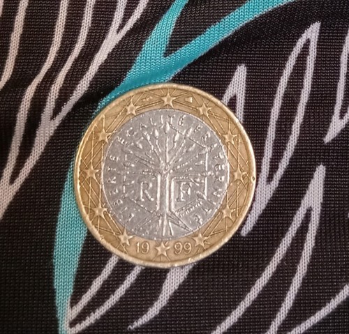 Moneta euro 1 francia - moneta, da