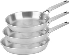 Set Padelle in Acciaio Inox