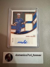 Panini Immaculate 2022-23 Daniel Maldini - Italy Dual Swatch Relic Card Auto /99