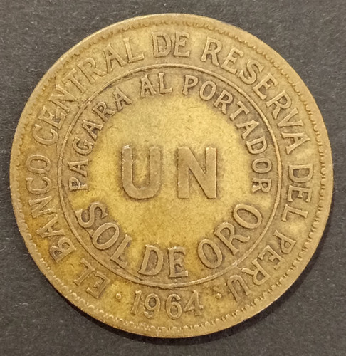 Peru sol oro - oro, 1964