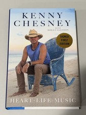 SIGNED Kenny Chesney Heart