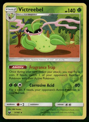 Victreebel 168 holo 2018 - 3/168,