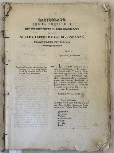 Capitolato per fornitura - capitolato,