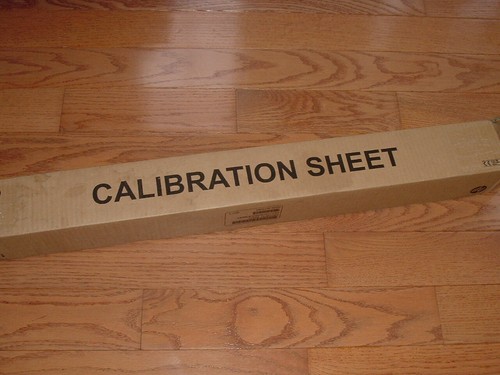 Foglio calibrazione scanner - foglio,