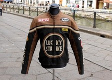 Giubbotto pelle moto vintage