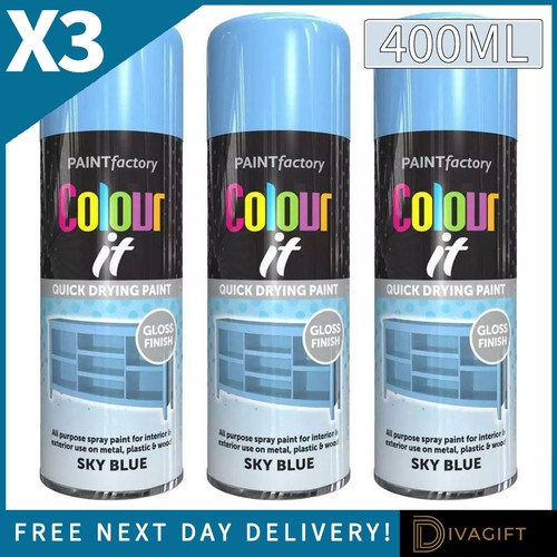 Sky blue gloss finish - blue,