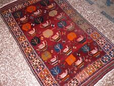 RARO tappeto antico persiano gabbeh 175x112tribù kashkai.e,passatoie kilim kazak