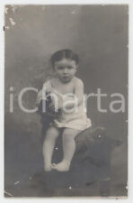1920 ca FAENZA Ritratto di Bibi SANGIORGI bambina - Foto G. CATTANI 14x9 cm