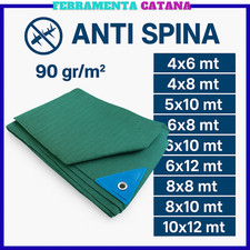 rete per raccolta olive antispine telo con occhielli e bordi rinforzati 90 gr/mq