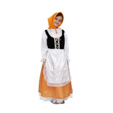 Costume Popolana Arancio Tg