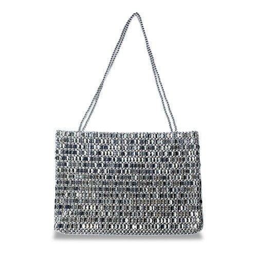 Borsa con perline metalliche - borsa,