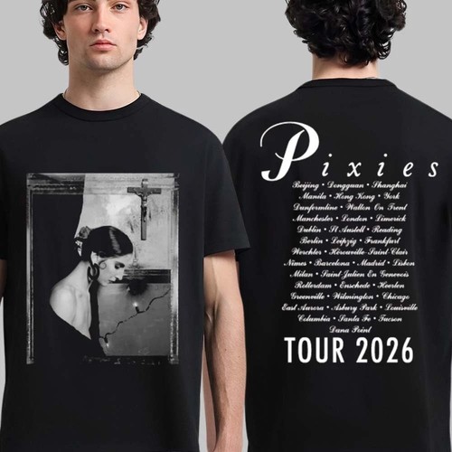 Shirt pixies p40 world tour - t-shirt,