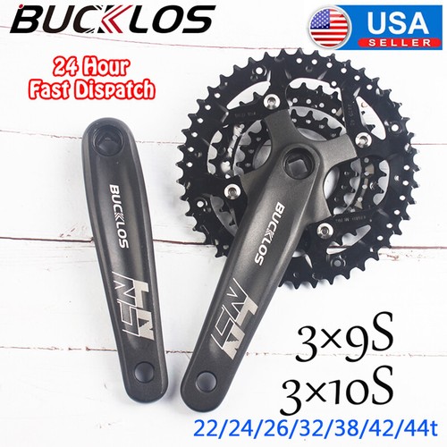 Set pedivelle bici mtb 170mm