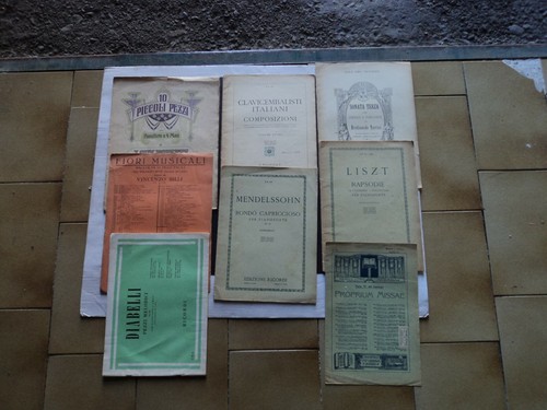 Spartiti musicali epoca - spartiti, d'epoca