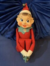 Ginocchiera rossa vintage Inarco anni 60 Giappone Pixie Elfo 12"