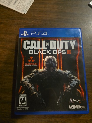 Call duty black ops iii - black, 3