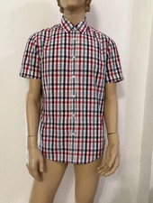 HUGO BOSS men's white blue red